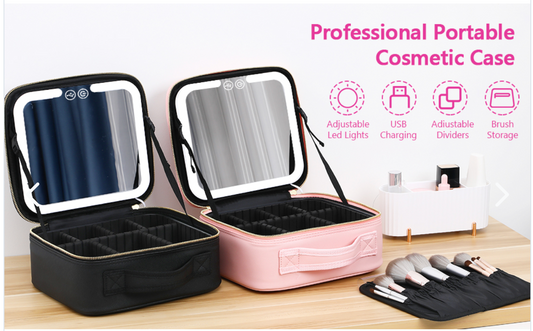 Cosmetiquera con Espejo LED